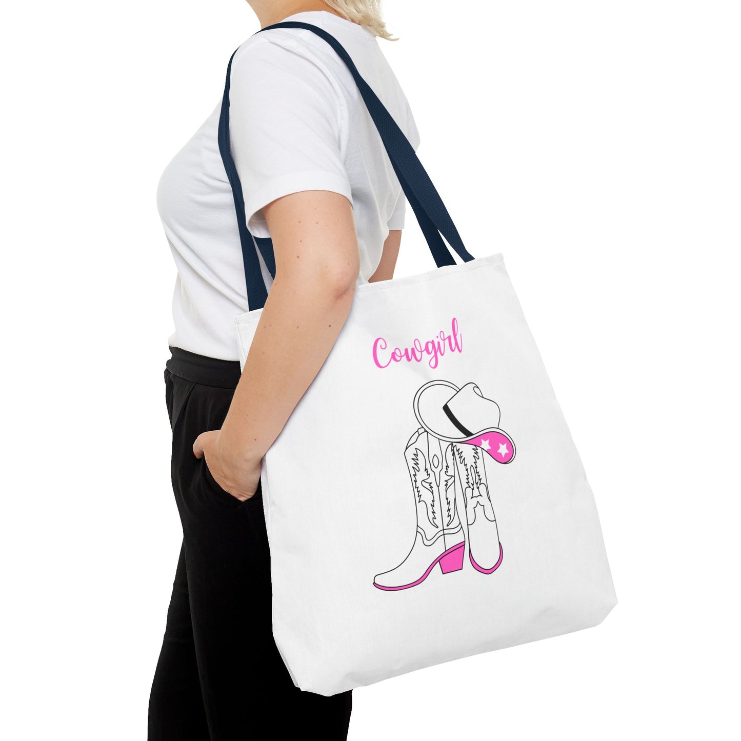 Cute Cowgirl Tote Bag - Stylish & Functional for Everyday Use