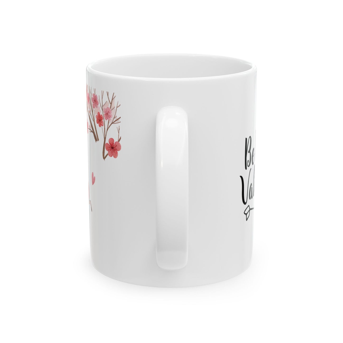 Valentine Couple Ceramic Mug — 'Be Mine' Romantic Coffee Cup (11oz & 15oz)