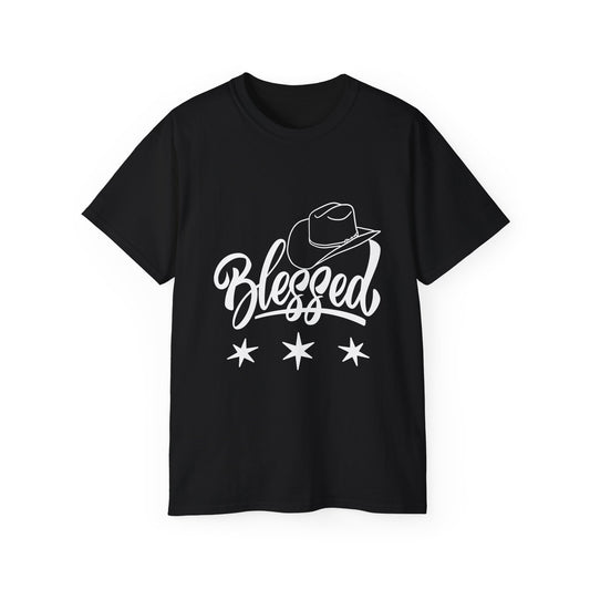 Blessed Graphic Unisex Cotton Tee - Perfect for Everyday Wear & Occasions