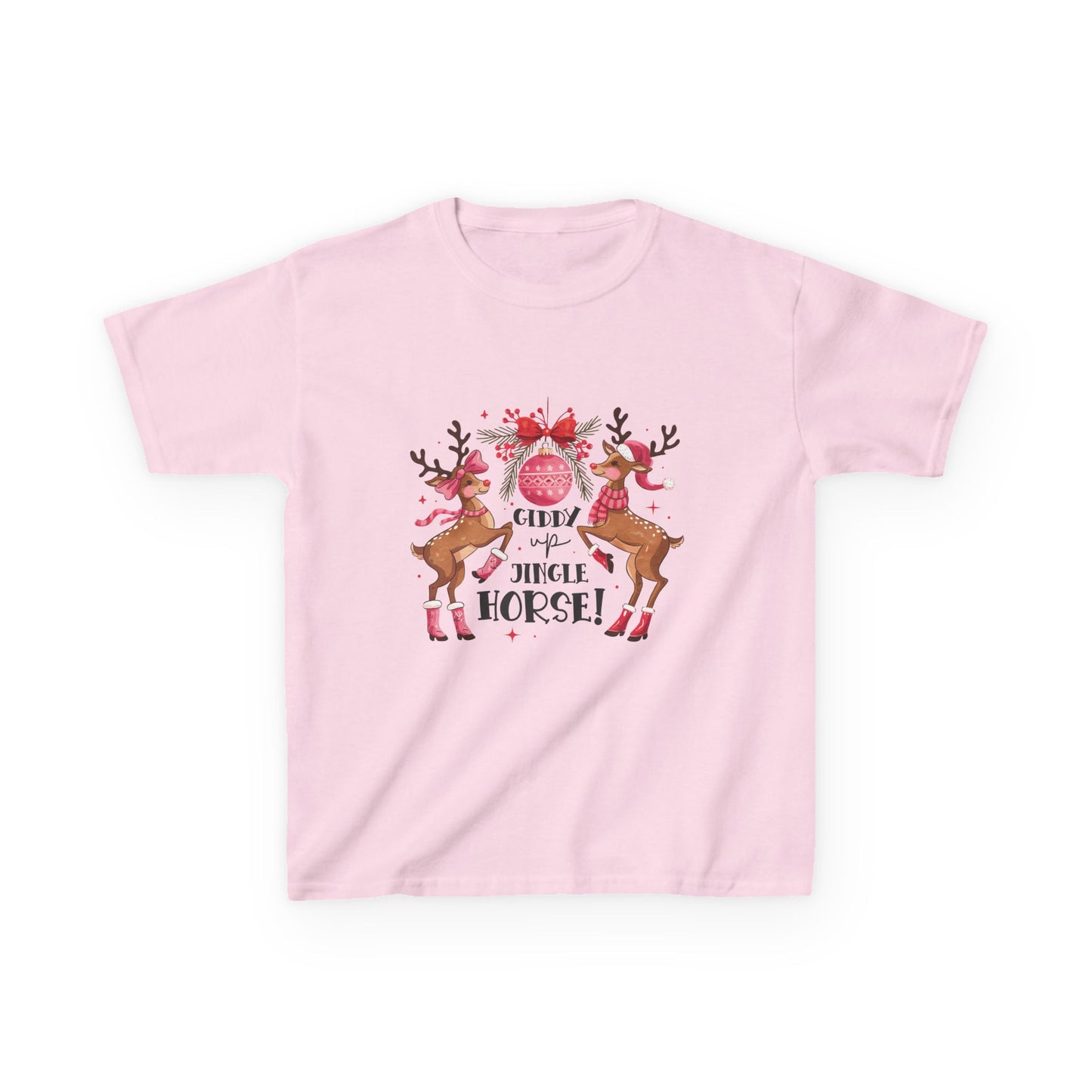 Cute Reindeer Kids Tee - Perfect for Holiday Fun