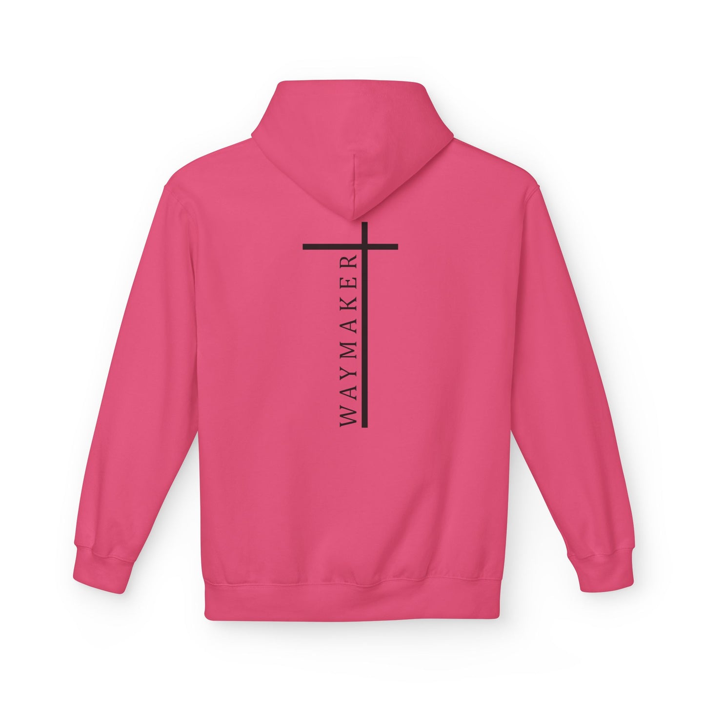 Unisex Waymaker Cross Hoodie — Heart & Cross Faith Pullover