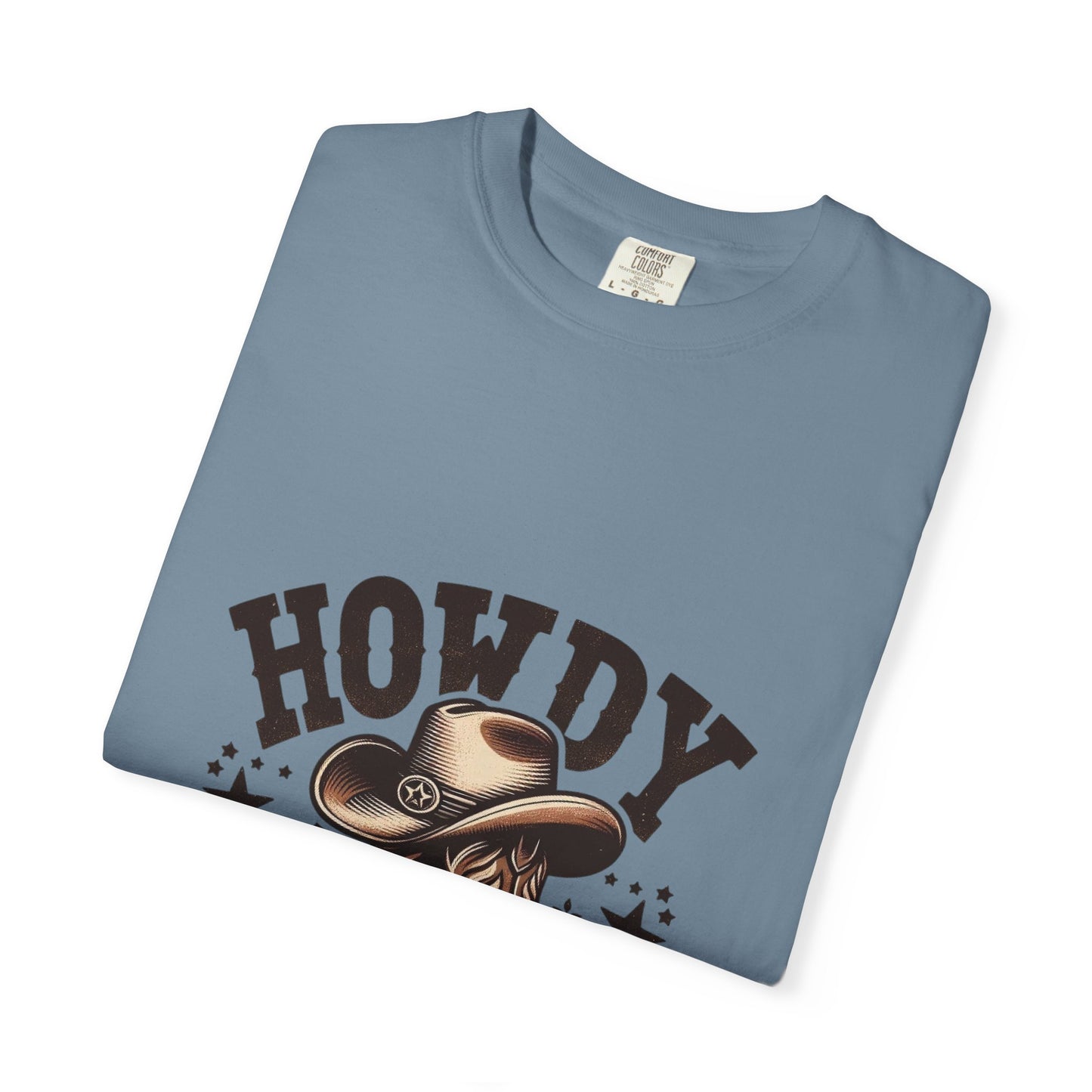 Howdy Cowboy T-Shirt, Unisex Western Tee, Casual Graphic Top, Gift for Rodeo Lovers, Country Music Apparel