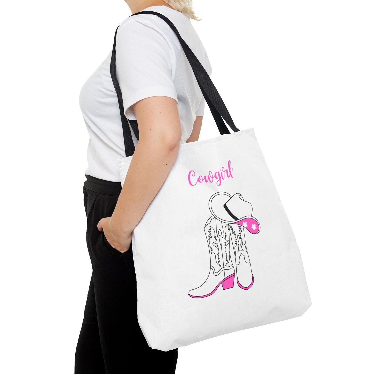 Cute Cowgirl Tote Bag - Stylish & Functional for Everyday Use