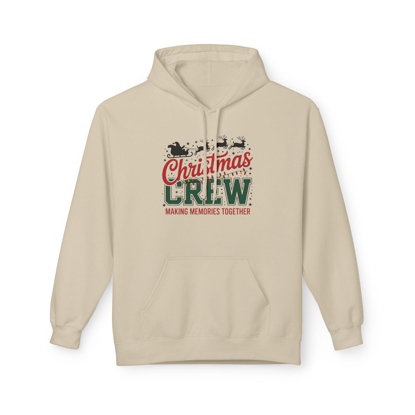 unisex Christmas Crew Hoodie – "Making Memories Together" Holiday Sweatshirt
