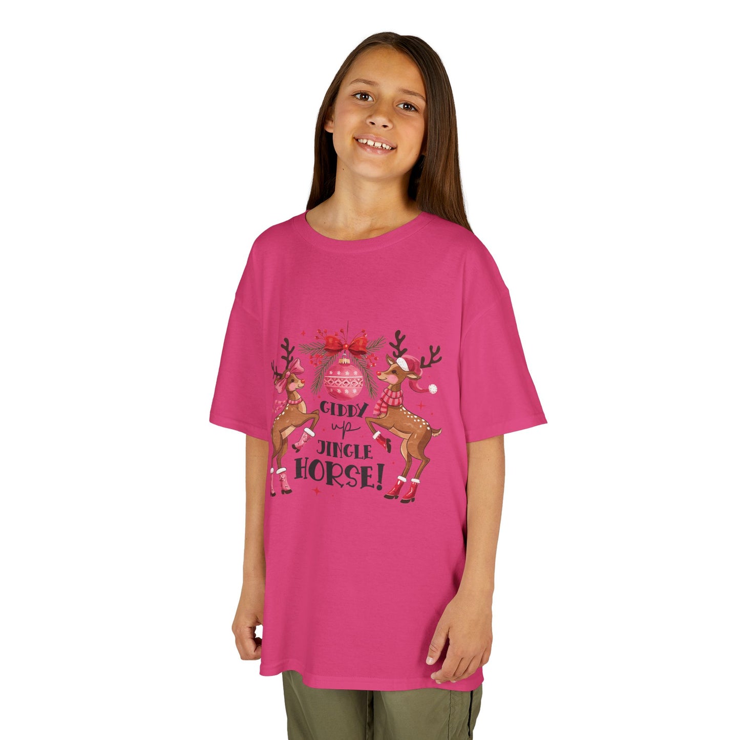 Cute Reindeer Kids Tee - Perfect for Holiday Fun