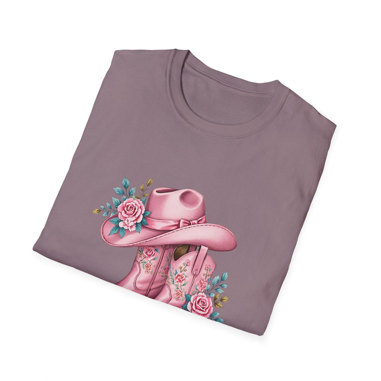 Pink Cowboy Boots T-Shirt, Western Fashion Tee, Country Music Lover Gift, Rodeo Outfit, Boho Style Top, Casual Summer Shirt