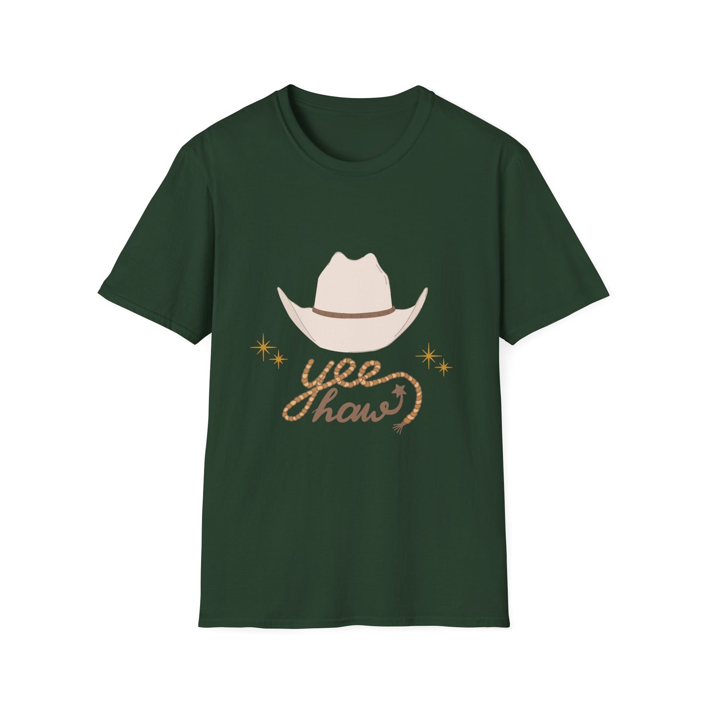Yee Haw Cowboy T-Shirt for Fun Country Lovers