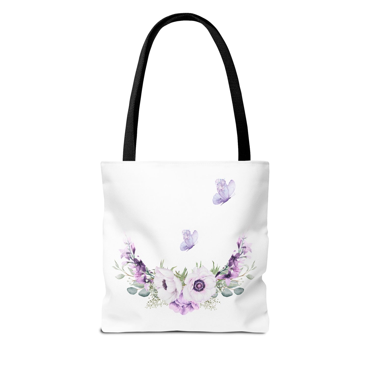 Loved and Blessed Floral Tote Bag – Elegant Canvas Carryall for Every Occasion