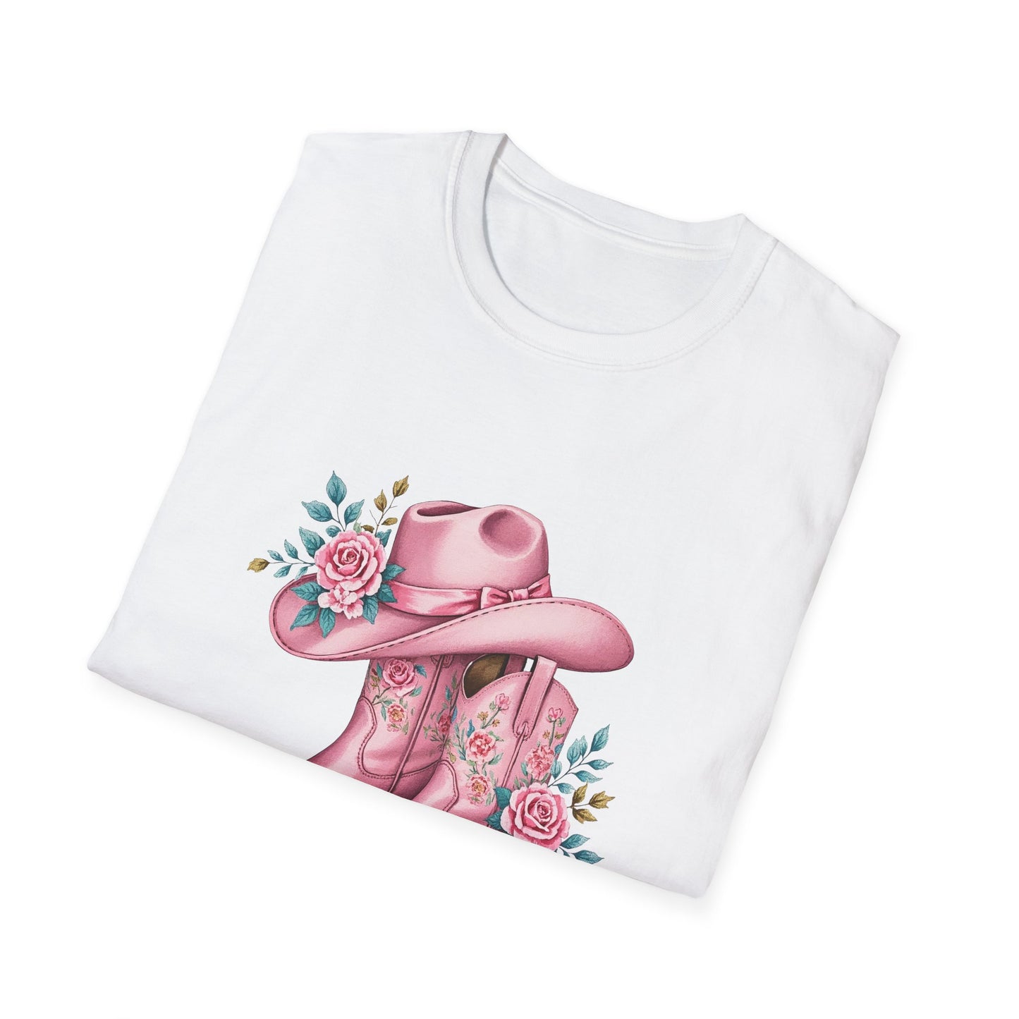 Pink Cowboy Boots T-Shirt, Western Fashion Tee, Country Music Lover Gift, Rodeo Outfit, Boho Style Top, Casual Summer Shirt