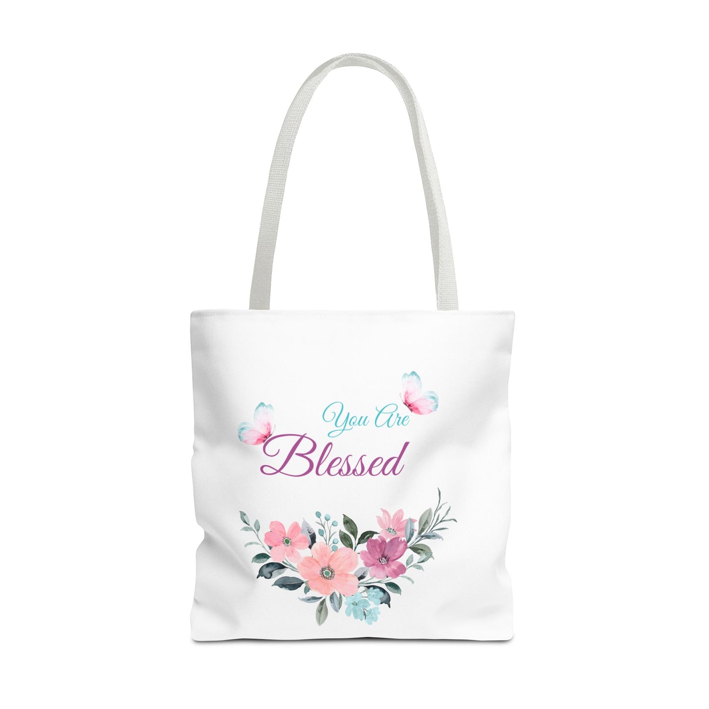 Floral Blessed Tote Bag - Perfect for Everyday Use or Special Occasions