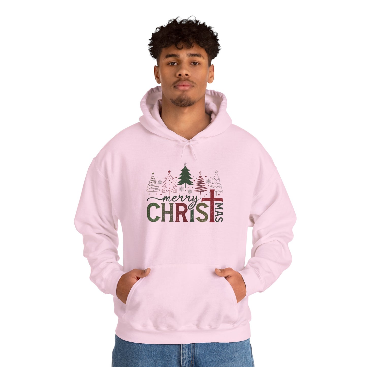 Merry Christmas Unisex Hooded Sweatshirt