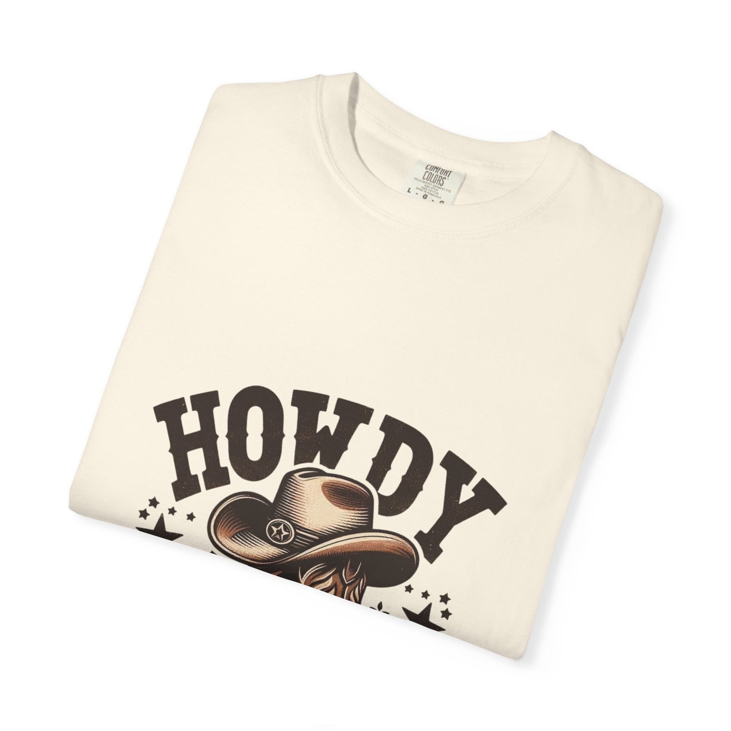 Howdy Cowboy T-Shirt, Unisex Western Tee, Casual Graphic Top, Gift for Rodeo Lovers, Country Music Apparel
