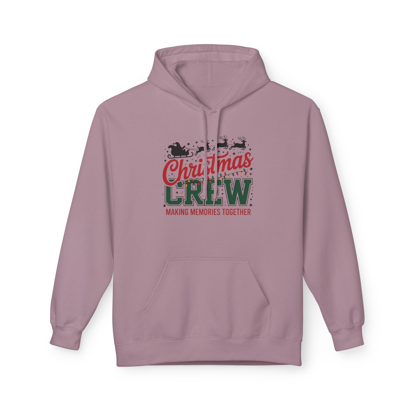 unisex Christmas Crew Hoodie – "Making Memories Together" Holiday Sweatshirt