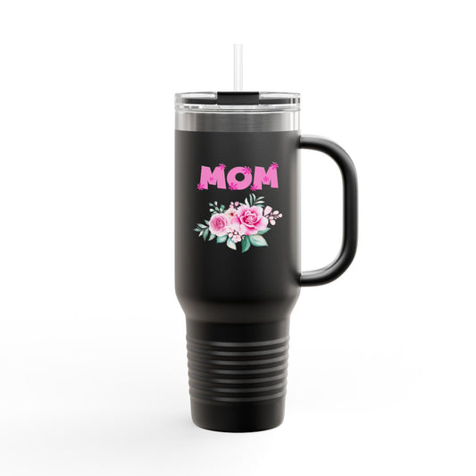 Floral Mom Insulated Travel Mug - 40oz - Perfect Gift for Mother's Day