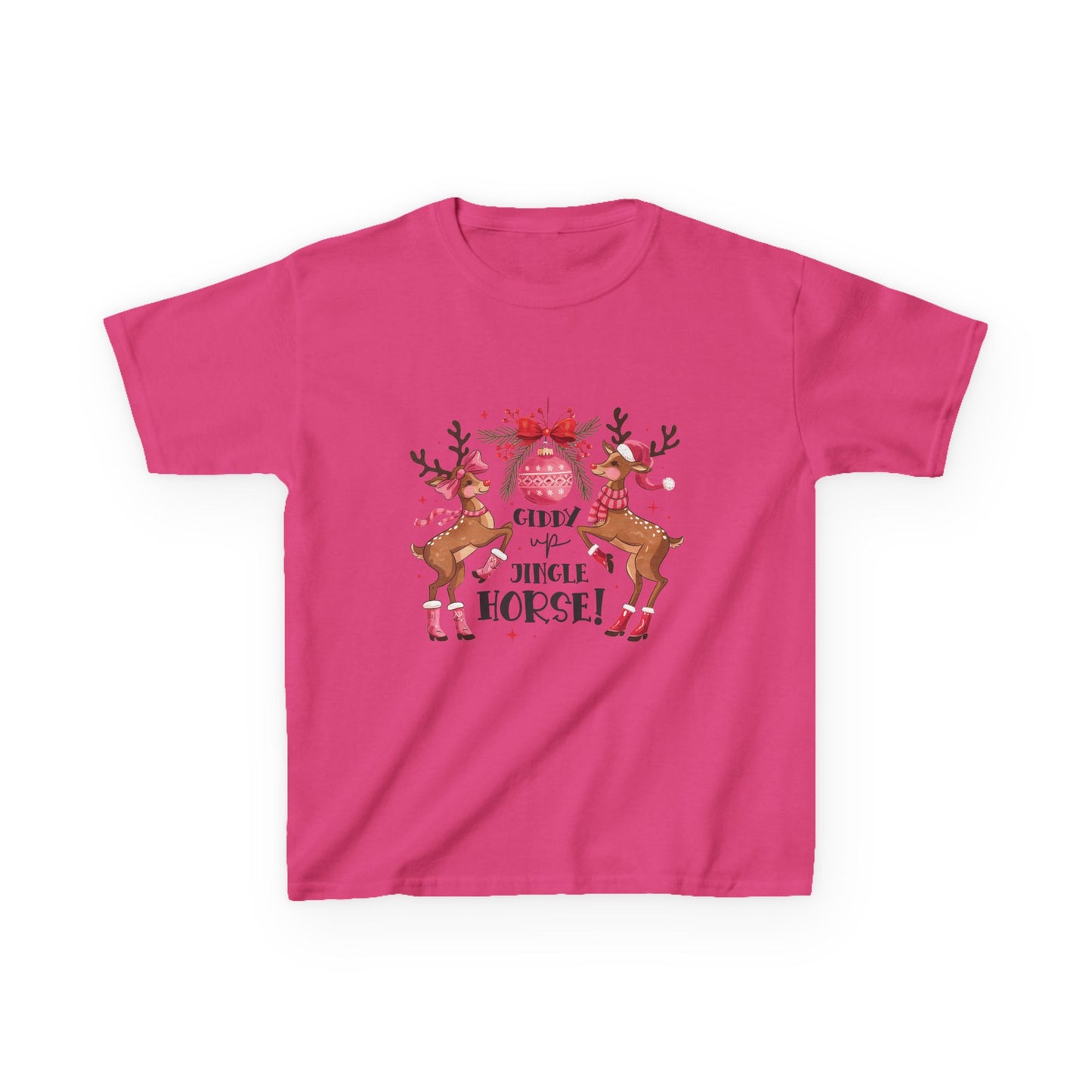Cute Reindeer Kids Tee - Perfect for Holiday Fun