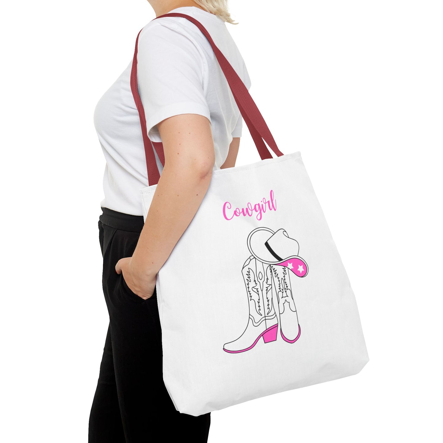 Cute Cowgirl Tote Bag - Stylish & Functional for Everyday Use