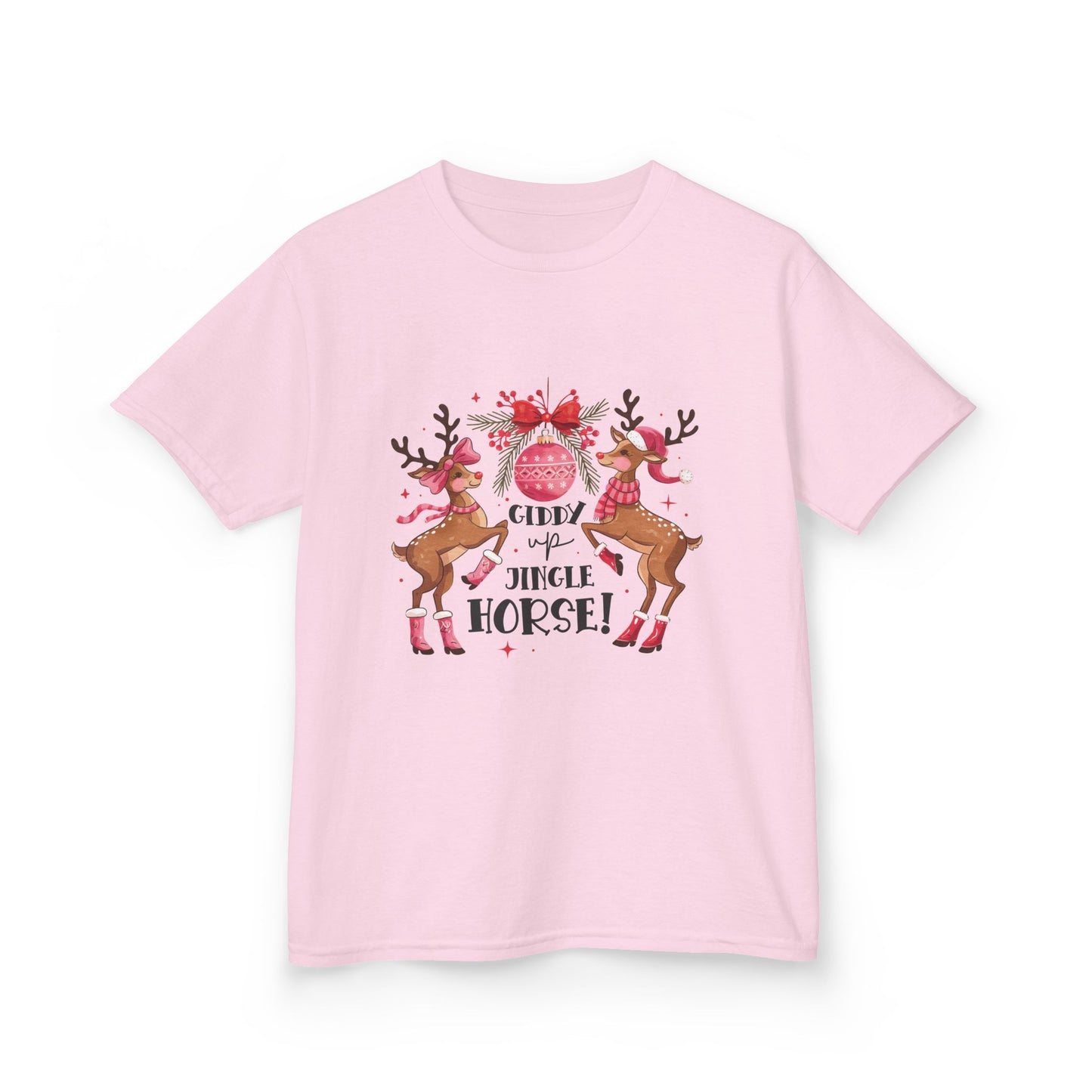 Cute Reindeer Kids Tee - Perfect for Holiday Fun
