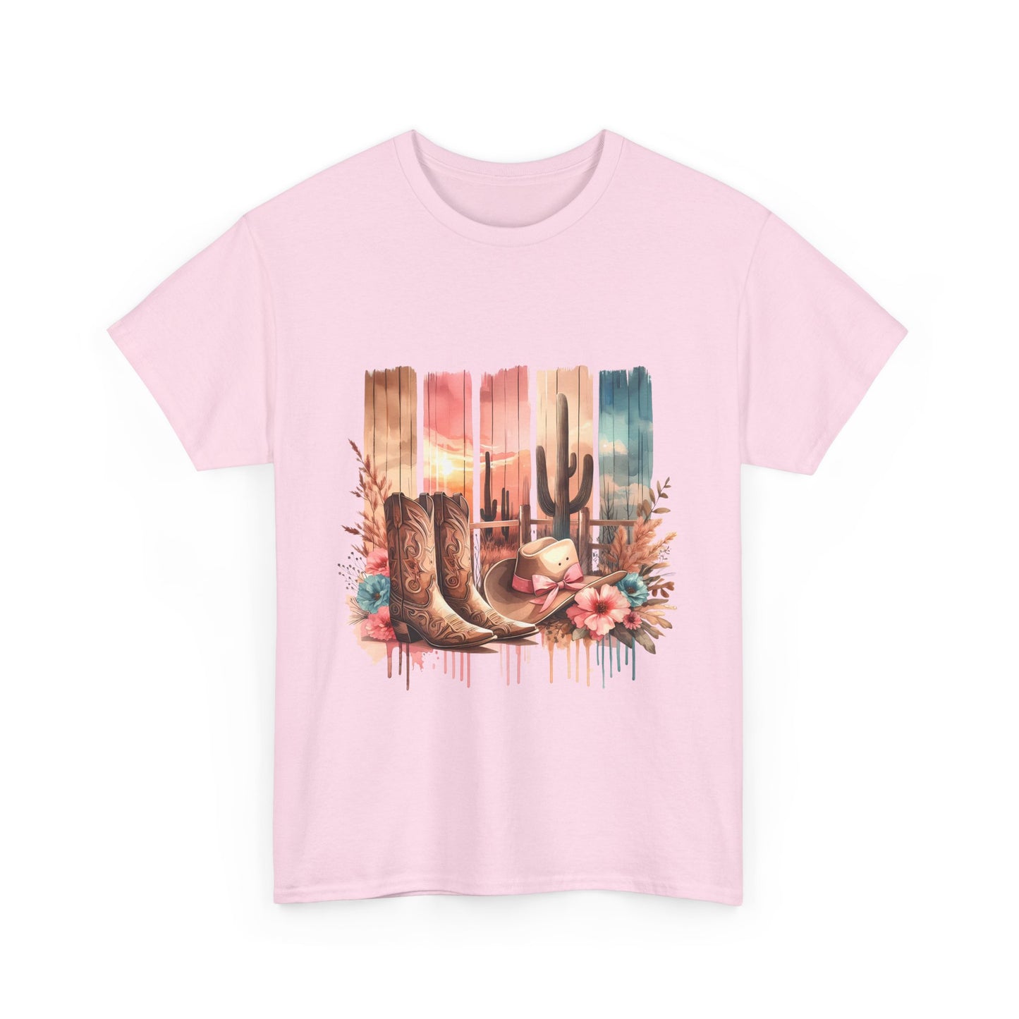 Desert Vibes T-Shirt | Bohemian Graphic Tee, Western Style Shirt, Casual Summer Wear, Gift for Cowboys, Nature Lover's Tee