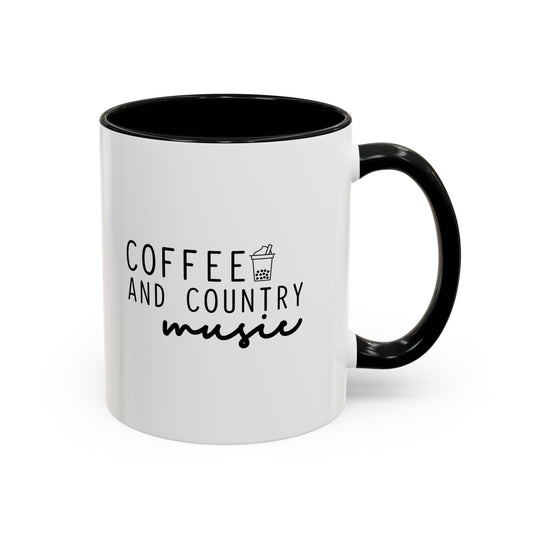 Country Music Lover Coffee Mug - Perfect Gift for Coffee Enthusiasts, Music Lovers, and Home Decor, Great for Birthdays, Holidays