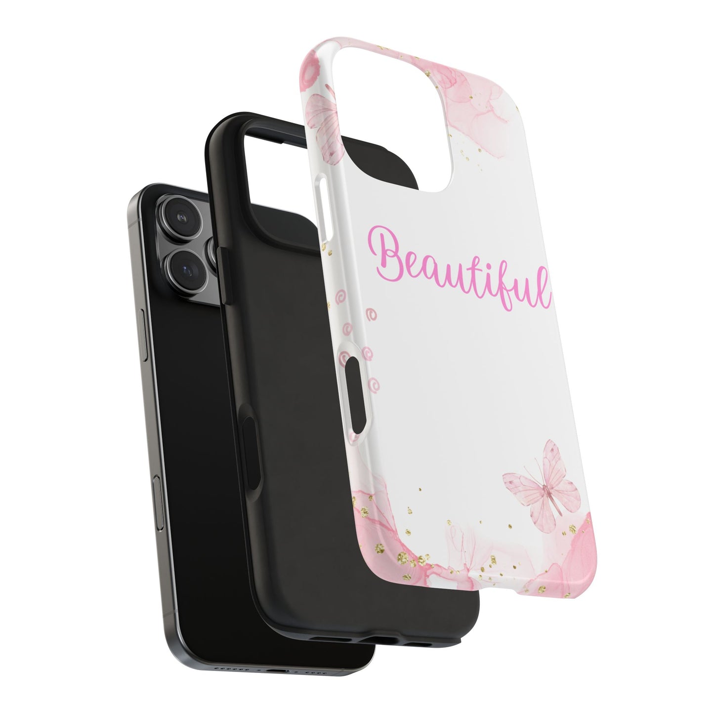 Beautiful Floral Tough Phone Case – Elegant Protection for Your Device