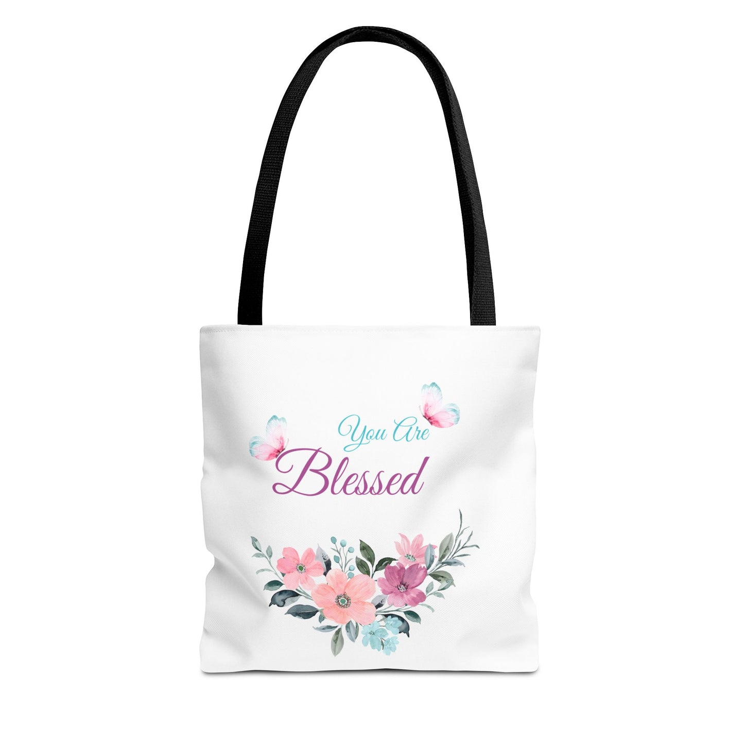 Floral Blessed Tote Bag - Perfect for Everyday Use or Special Occasions
