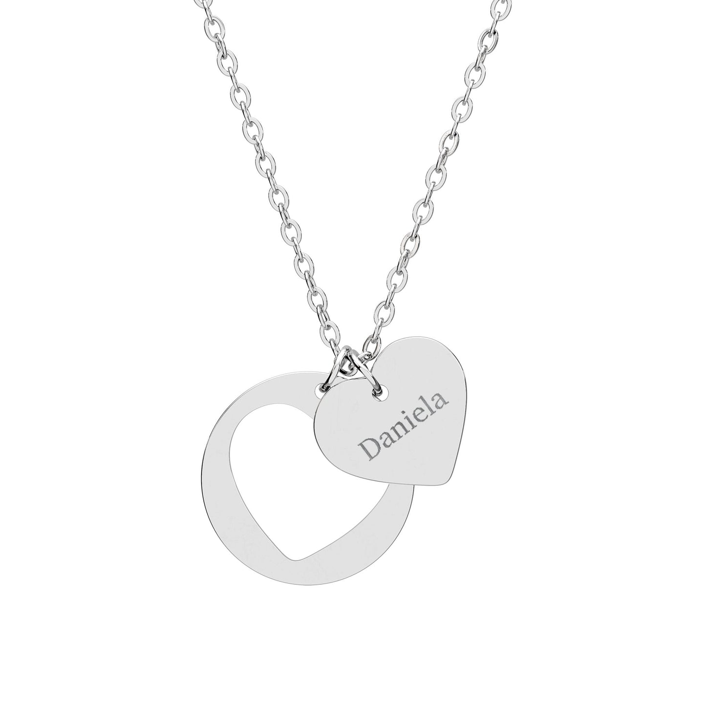 Collar Personalizado de Corazón | Personalized Heart Name Necklace