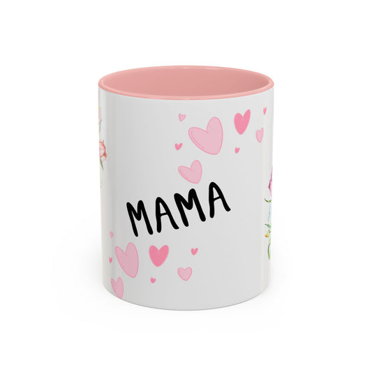 Floral Mama Coffee Mug - Gift for Mother's Day, Birthdays & Special Occasions