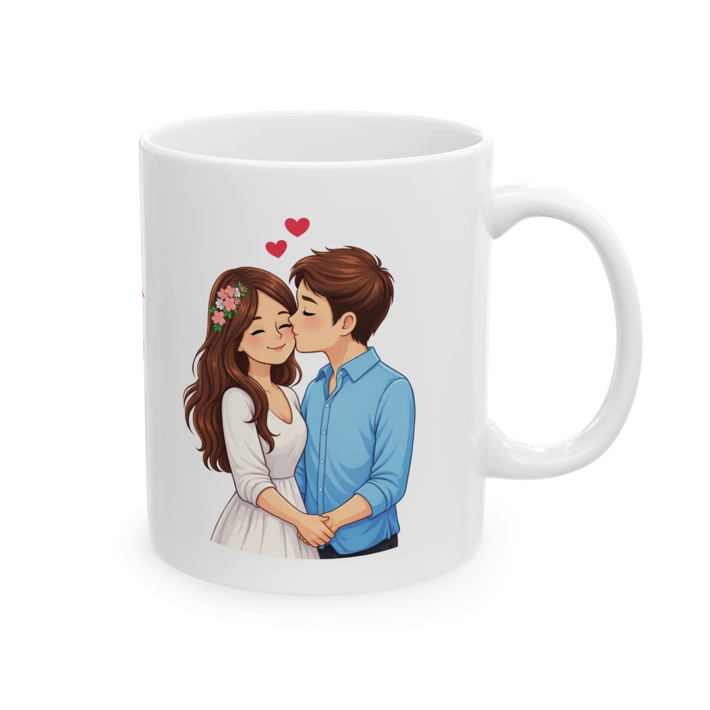 Taza romántica Better Together Taza de amor 11 oz Together Heart Couple Ceramic Mug — Cute 'Love Together