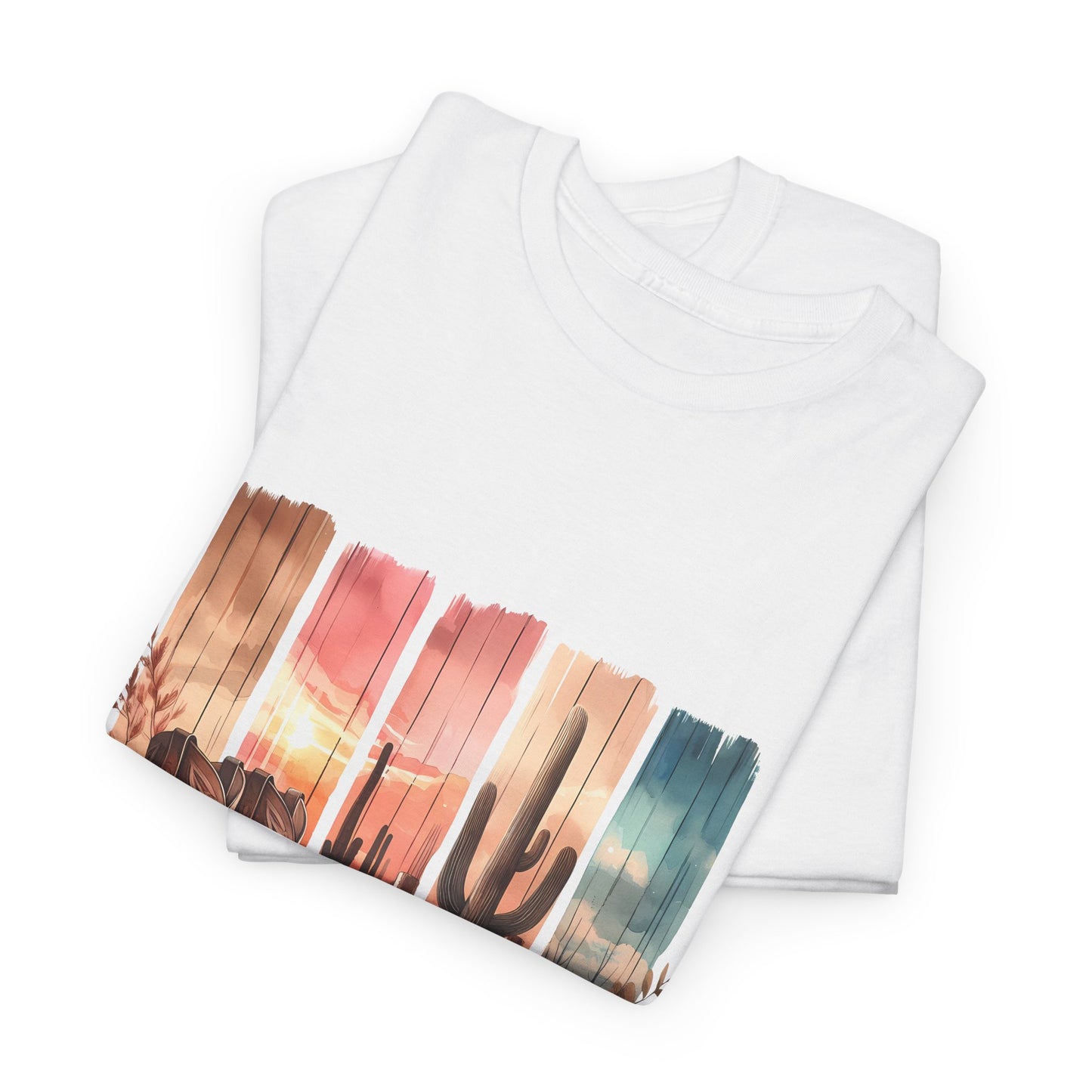 Desert Vibes T-Shirt | Bohemian Graphic Tee, Western Style Shirt, Casual Summer Wear, Gift for Cowboys, Nature Lover's Tee