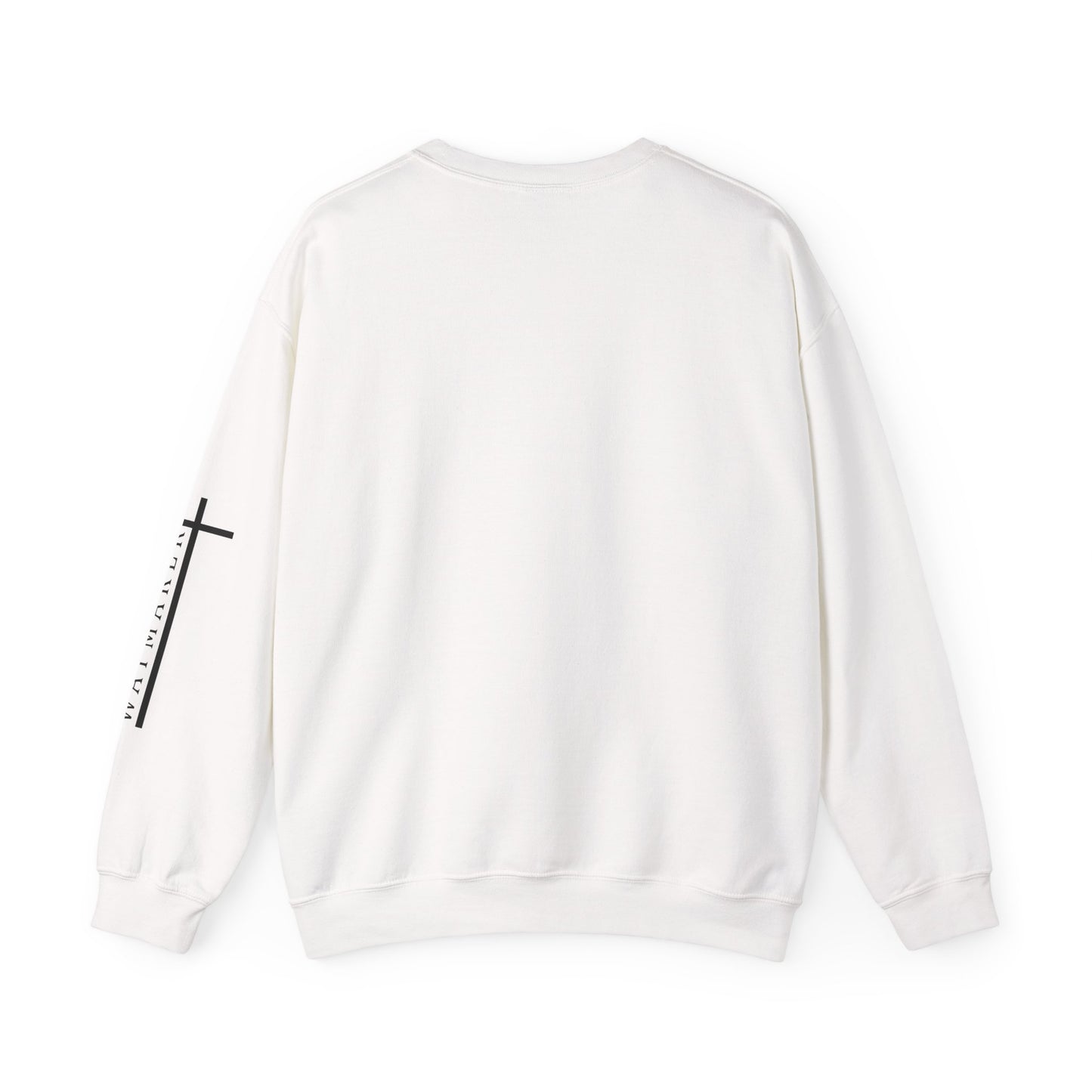 unisex Jesus Cross Crewneck Sweatshirt — Faith Christmas Graphic Sweatshirt