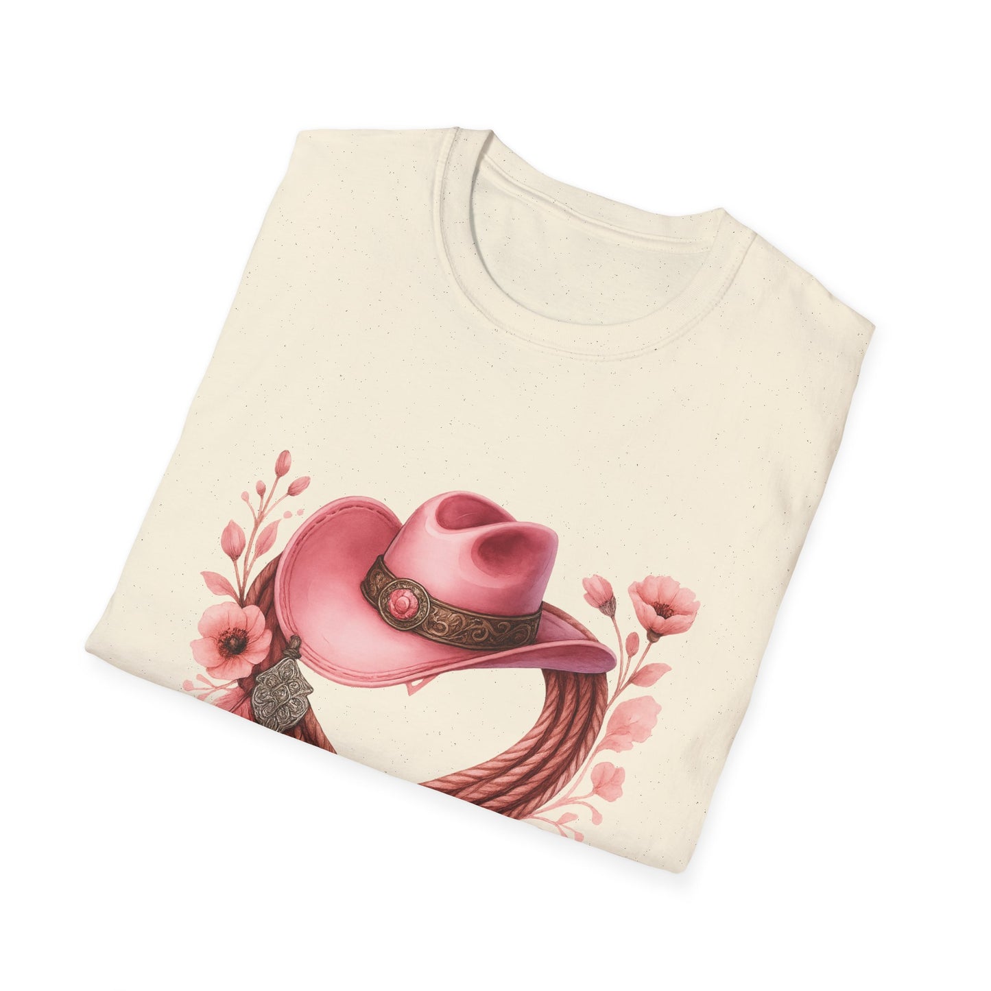Cowgirl Charm T-Shirt, Western Graphic Tee, Rodeo Style Shirt, Country Girl Fashion, Floral Cowboy Hat Top