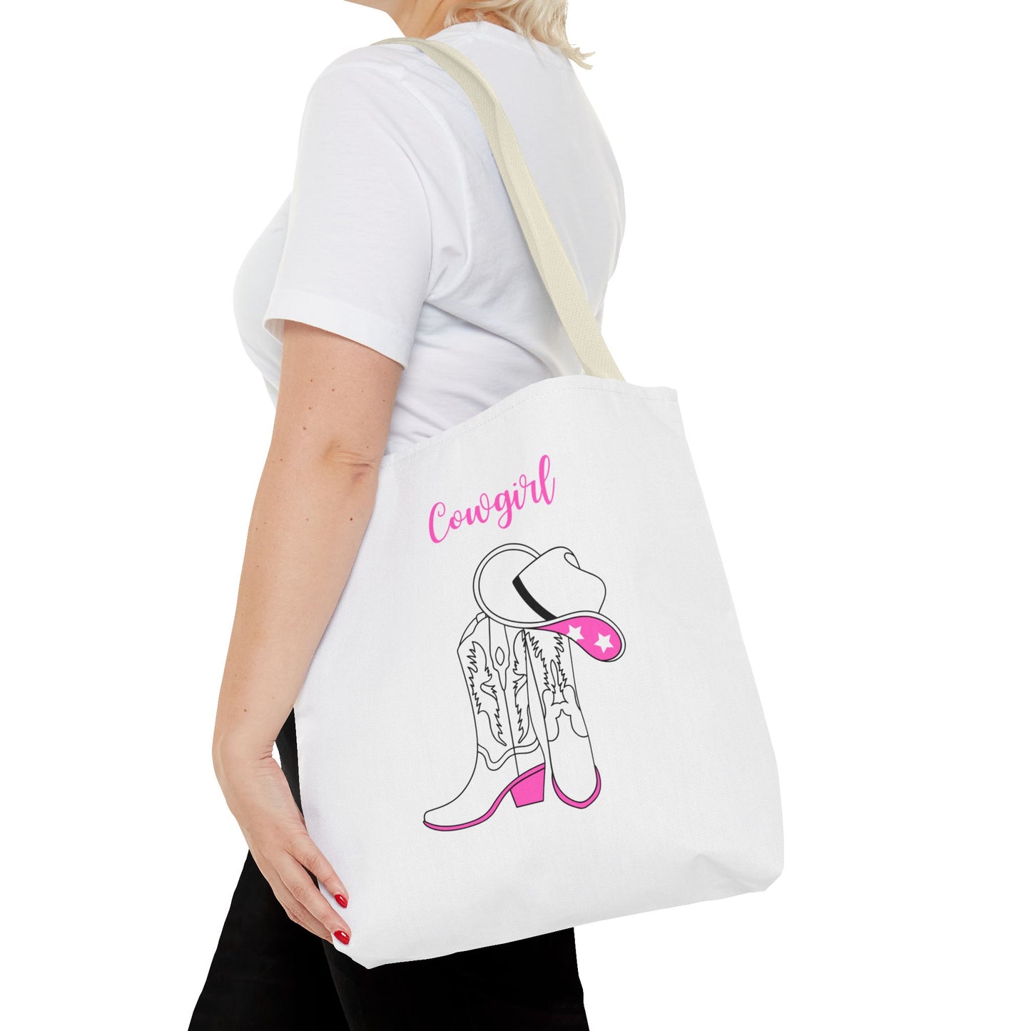 Cute Cowgirl Tote Bag - Stylish & Functional for Everyday Use