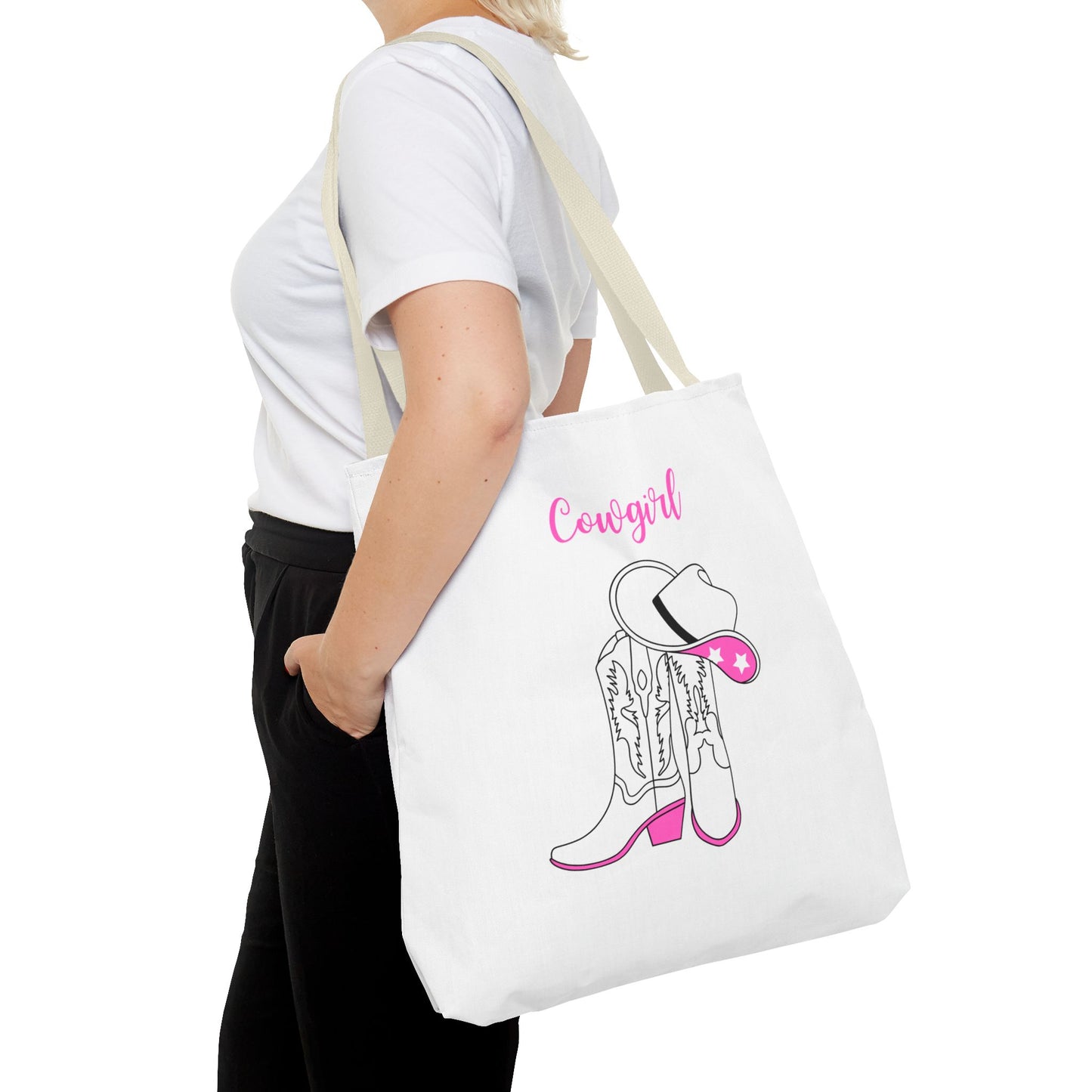 Cute Cowgirl Tote Bag - Stylish & Functional for Everyday Use