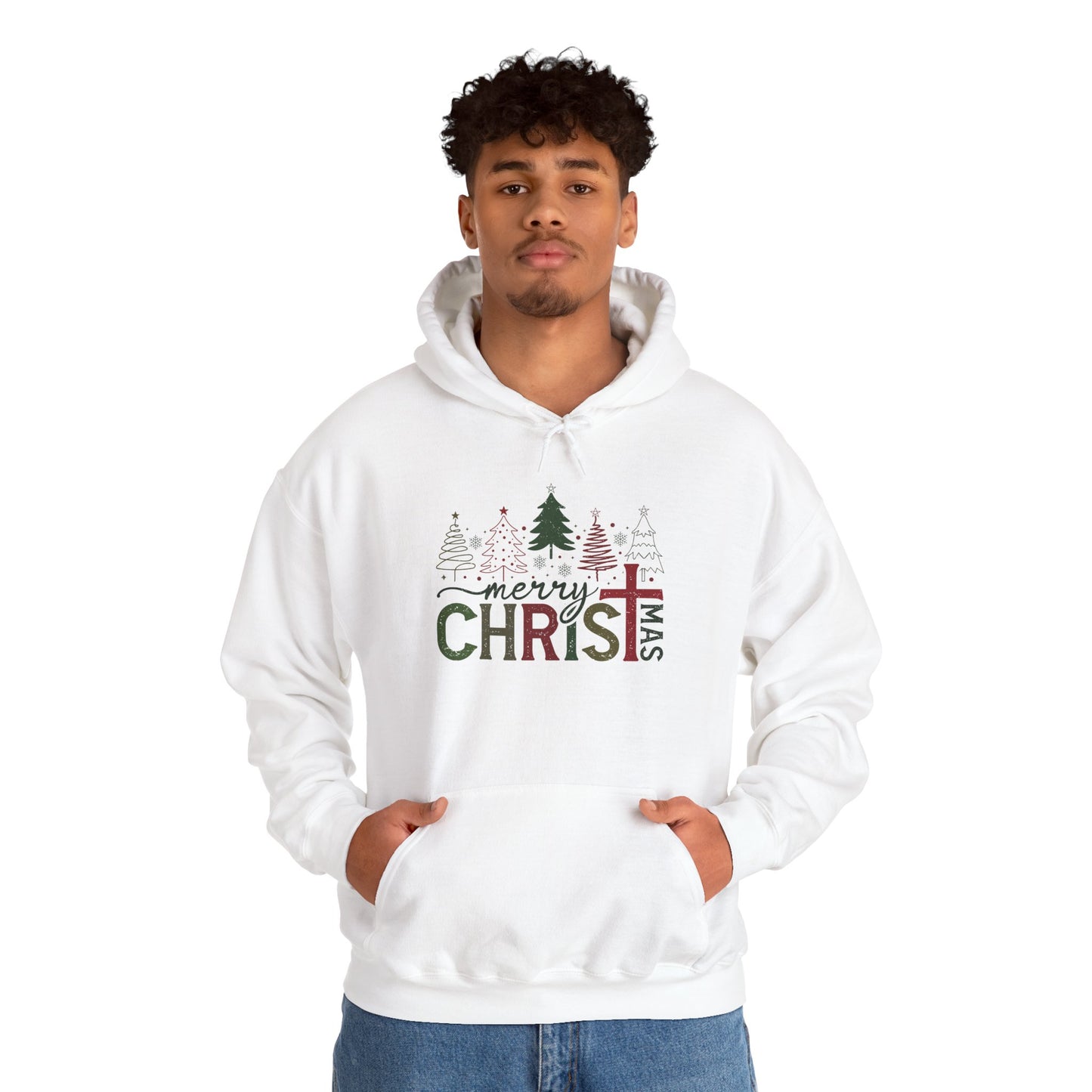 Merry Christmas Unisex Hooded Sweatshirt