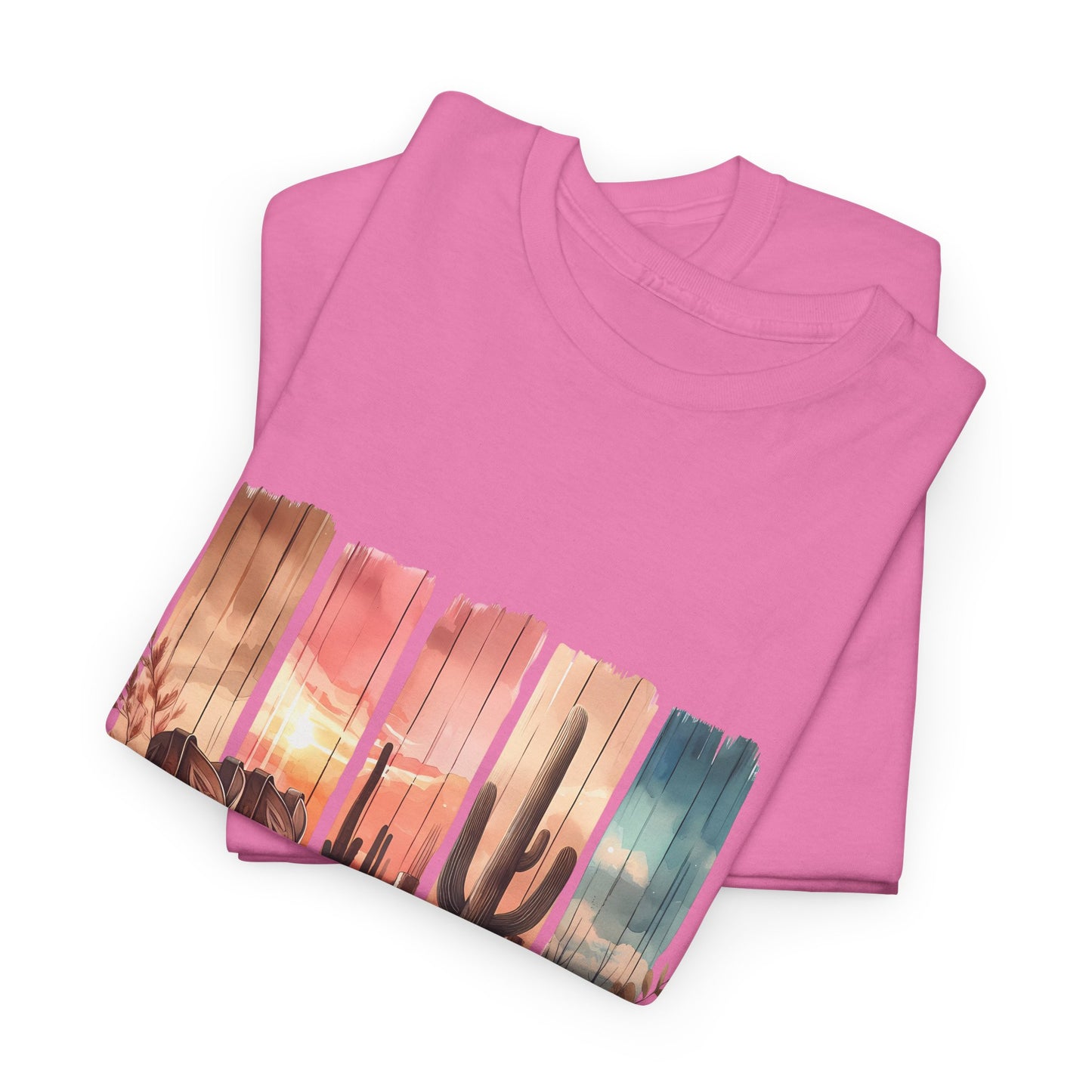 Desert Vibes T-Shirt | Bohemian Graphic Tee, Western Style Shirt, Casual Summer Wear, Gift for Cowboys, Nature Lover's Tee