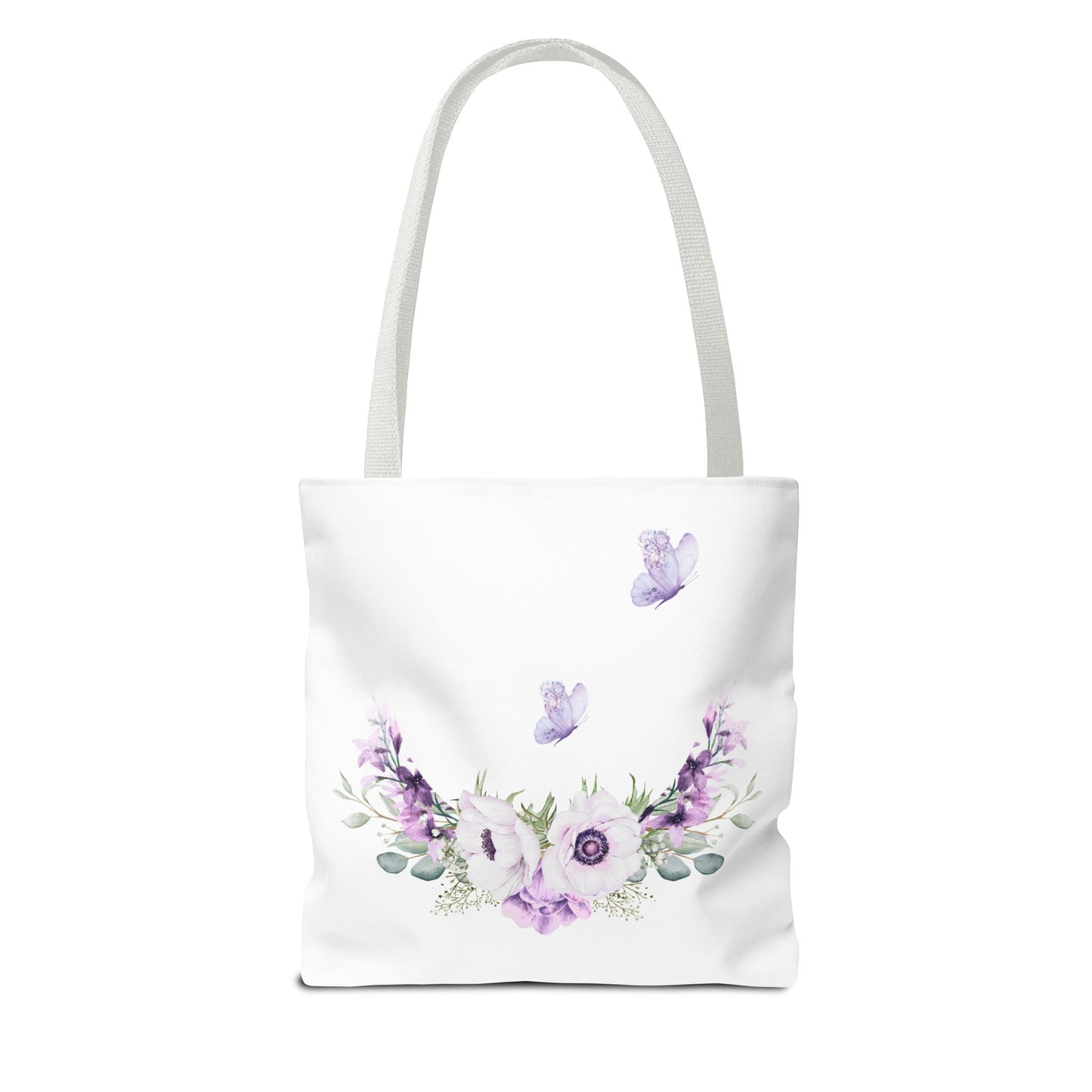 Loved and Blessed Floral Tote Bag – Elegant Canvas Carryall for Every Occasion