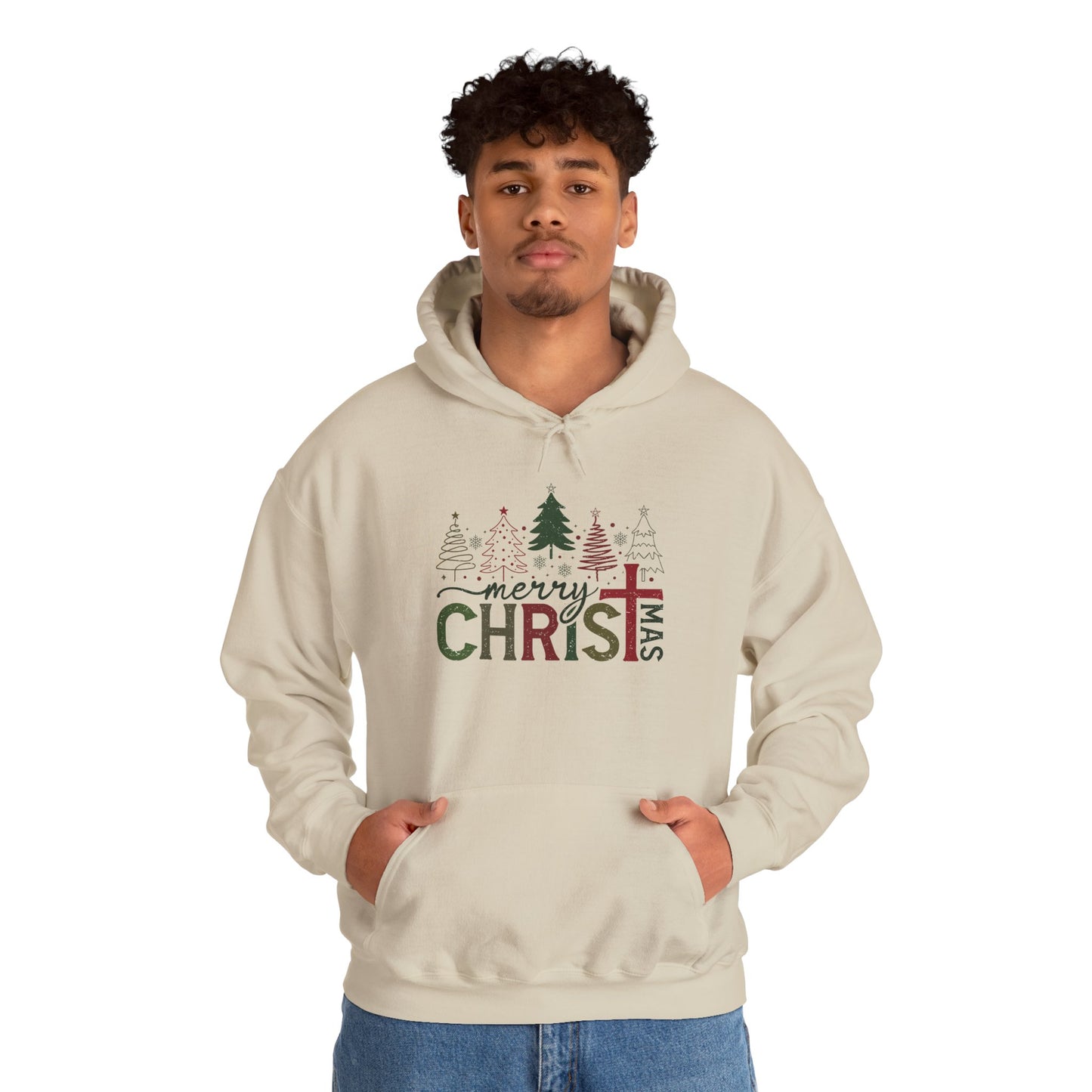 Merry Christmas Unisex Hooded Sweatshirt