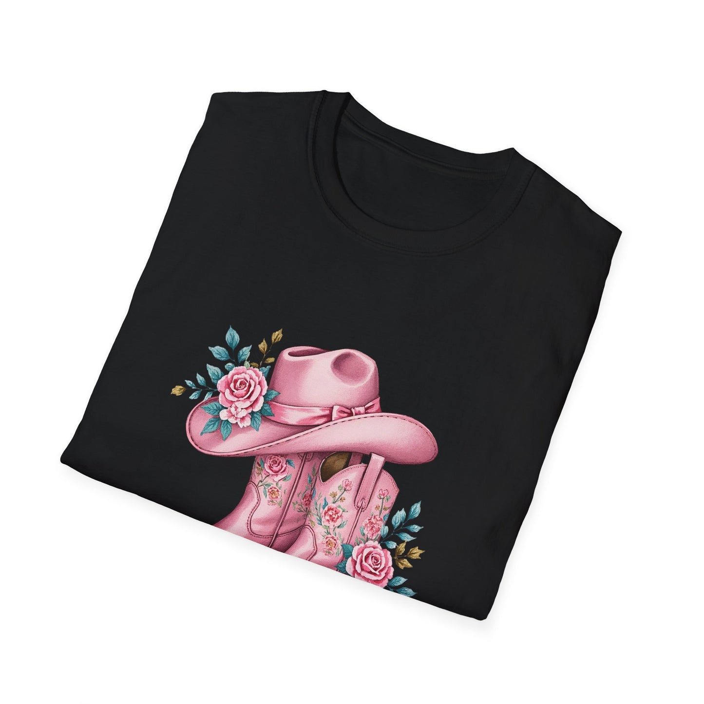 Pink Cowboy Boots T-Shirt, Western Fashion Tee, Country Music Lover Gift, Rodeo Outfit, Boho Style Top, Casual Summer Shirt