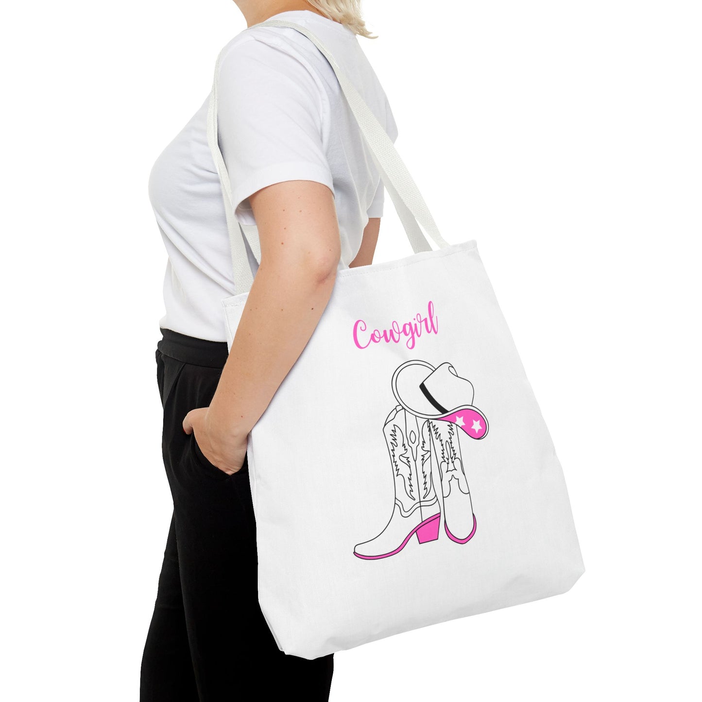 Cute Cowgirl Tote Bag - Stylish & Functional for Everyday Use
