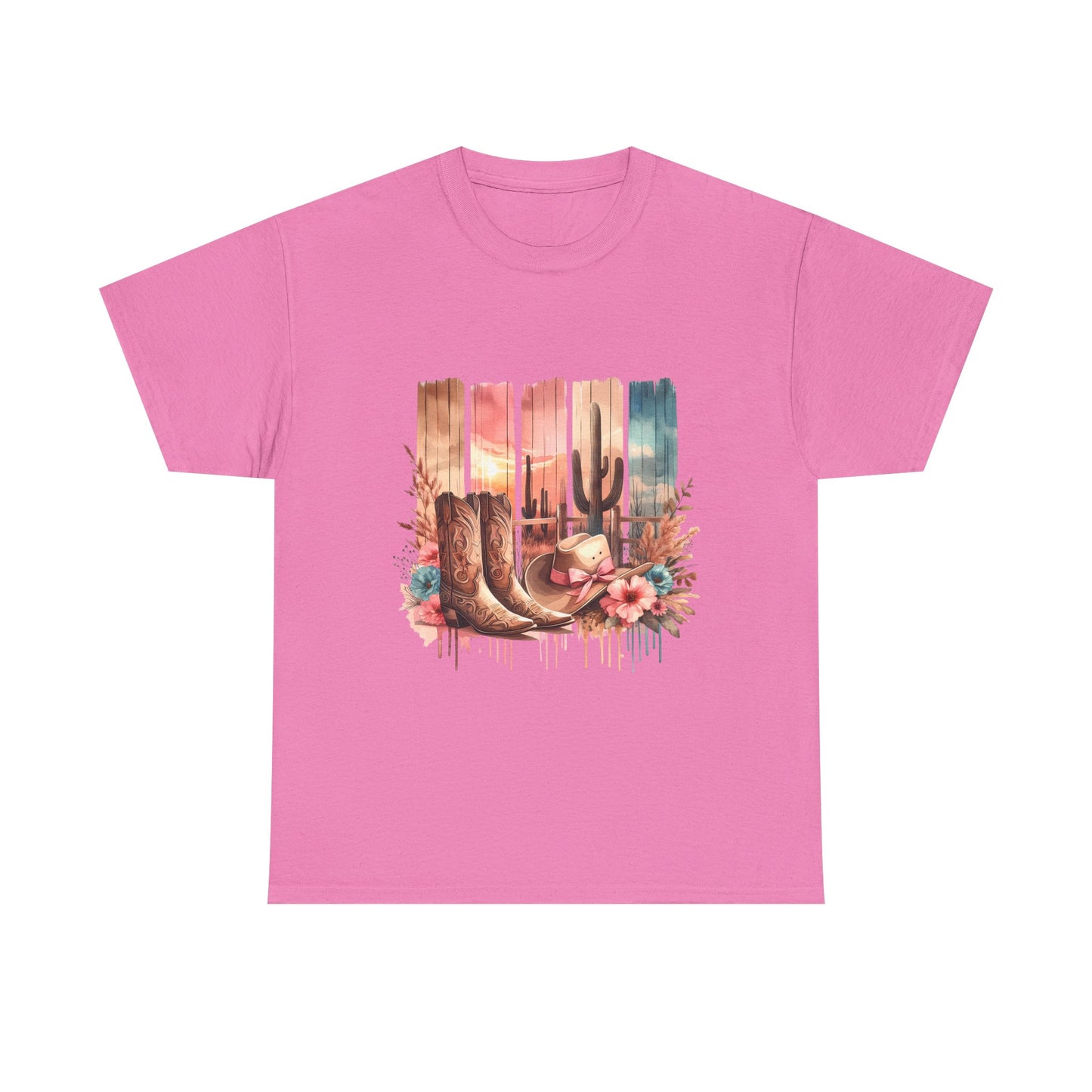 Desert Vibes T-Shirt | Bohemian Graphic Tee, Western Style Shirt, Casual Summer Wear, Gift for Cowboys, Nature Lover's Tee