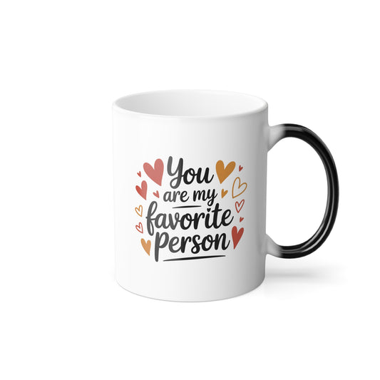 Color-Changing 11oz Mug — "Be Still My Coffee" Heart Design