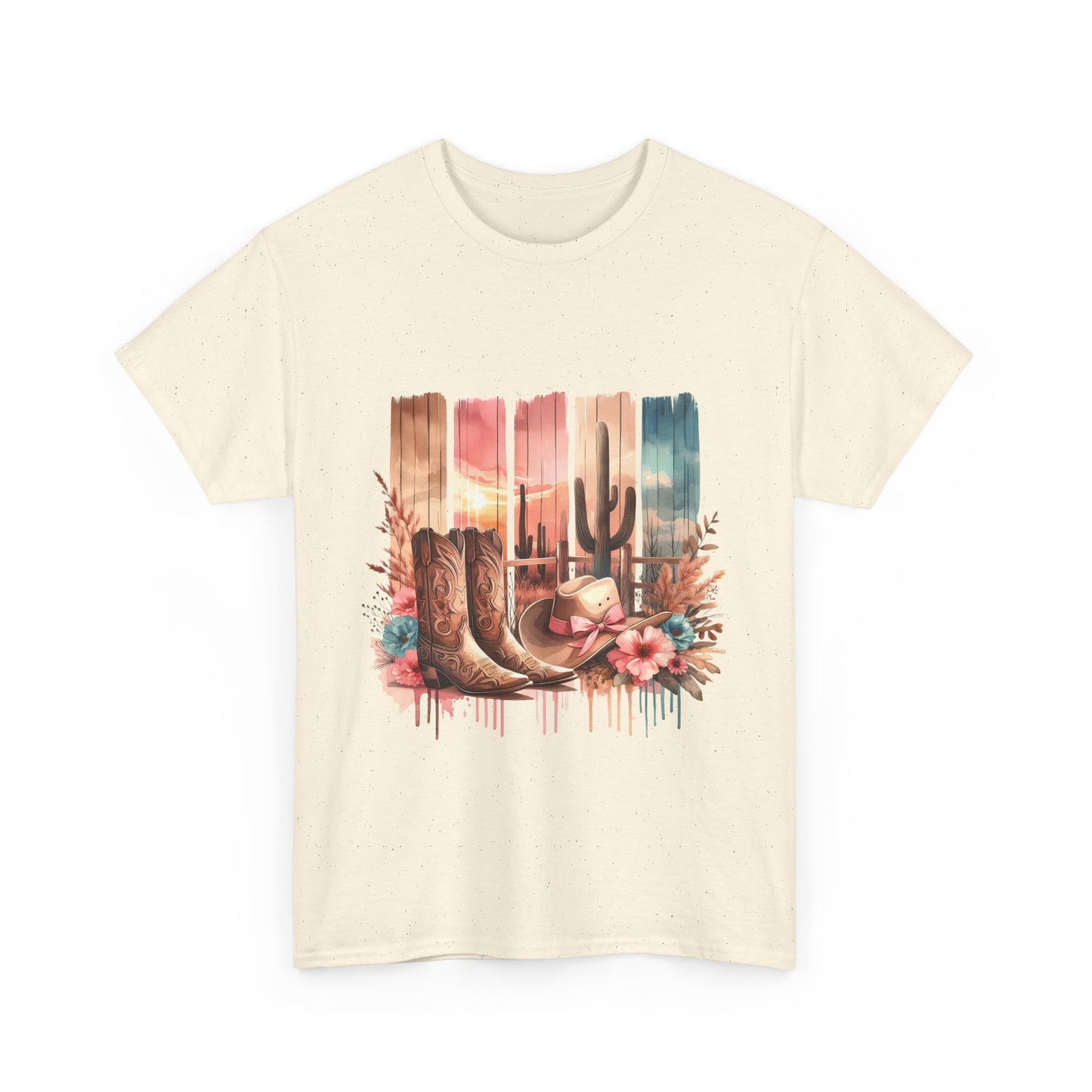 Desert Vibes T-Shirt | Bohemian Graphic Tee, Western Style Shirt, Casual Summer Wear, Gift for Cowboys, Nature Lover's Tee