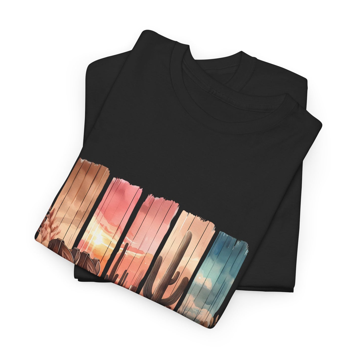 Desert Vibes T-Shirt | Bohemian Graphic Tee, Western Style Shirt, Casual Summer Wear, Gift for Cowboys, Nature Lover's Tee