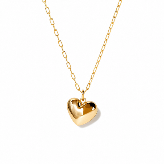 Collar Corazón Dorado Minimalista – Elegancia Delicada para Mujer